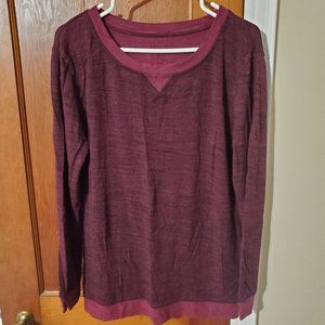 Maroon Heather Pajamas Matching Set